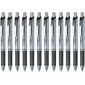 Pentel PL75-A Lot de 12 Porte-Mines en Aluminium Noir - Publicité Pentel PL75-A Lot de 12 Porte-Mines en Aluminium Noir - Publicité