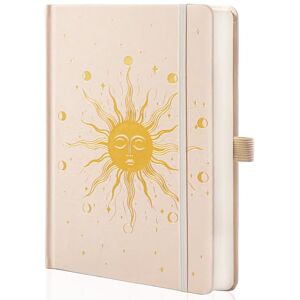 MGGAO Journaux Soleil et Lune pour femmes et hommes, carnets A5 à couverture rigide pour écrire au travail, en voyage, à l'école, 318 pages numérotées, 14,7 x 21,4 cm - Publicité MGGAO Journaux Soleil et Lune pour femmes et hommes, carnets A5 à couverture rigide pour écrire au travail, en voyage, à l'école, 318 pages numérotées, 14,7 x 21,4 cm - Publicité