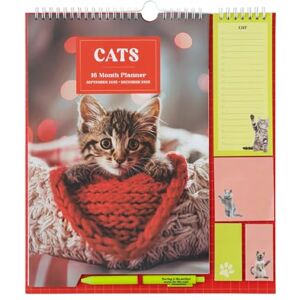 Grupo Erik Calendrier Chats de Septembre 2025 à Décembre 2026 Planificateur Mensuel 16 mois, Calendrier Familial 2025 2026 avec Crochet - Publicité Grupo Erik Calendrier Chats de Septembre 2025 à Décembre 2026 Planificateur Mensuel 16 mois, Calendrier Familial 2025 2026 avec Crochet - Publicité