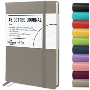 STATIONERY ISLAND Carnet de Notes A5 Pointillé – Ardoise. Bullet Journal Relié Cartonné de 180pg et Papier de Qualité Supérieure de 120 gsm. Pour Notes, Études, Voyages et le Journal Intime - Publicité STATIONERY ISLAND Carnet de Notes A5 Pointillé – Ardoise. Bullet Journal Relié Cartonné de 180pg et Papier de Qualité Supérieure de 120 gsm. Pour Notes, Études, Voyages et le Journal Intime - Publicité