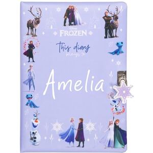 Disney Journal secret personnalisé La Reine des Neiges pour filles – Journal Anna et Elsa avec cadenas – Nom imprimé – Cadeau personnalisé – Violet - Publicité Disney Journal secret personnalisé La Reine des Neiges pour filles – Journal Anna et Elsa avec cadenas – Nom imprimé – Cadeau personnalisé – Violet - Publicité