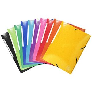 Exacompta Réf. 55829E 1 chemise à élastiques Iderama pochette 3 rabats Maxi Capacity en carte lustrée pelliculée 425 g/m2 dimensions 24 x 32 cm pour format A4 couleur aléatoire - Publicité Exacompta Réf. 55829E 1 chemise à élastiques Iderama pochette 3 rabats Maxi Capacity en carte lustrée pelliculée 425 g/m2 dimensions 24 x 32 cm pour format A4 couleur aléatoire - Publicité