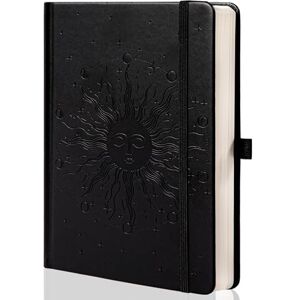 MGGAO Journaux Soleil et Lune pour femmes et hommes, carnets A5 à couverture rigide pour écrire au travail, en voyage, à l'école, 318 pages numérotées, 14,7 x 21,4 cm - Publicité MGGAO Journaux Soleil et Lune pour femmes et hommes, carnets A5 à couverture rigide pour écrire au travail, en voyage, à l'école, 318 pages numérotées, 14,7 x 21,4 cm - Publicité