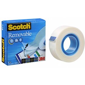 Scotch Ruban adhésif invisible repositionnable 19mm x 32.9m en boîte individuelle Lot de 12 - Publicité Scotch Ruban adhésif invisible repositionnable 19mm x 32.9m en boîte individuelle Lot de 12 - Publicité