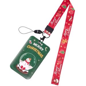 WHFCBJBW Cordon de Noël avec porte-clés Porte-cartes en forme de sapin de Noël Beau tour de cou Porte-badge d'élan pour étudiantes et filles - Publicité WHFCBJBW Cordon de Noël avec porte-clés Porte-cartes en forme de sapin de Noël Beau tour de cou Porte-badge d'élan pour étudiantes et filles - Publicité