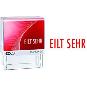 COLOP 152223 Printer 20 Tampon encreur avec texte en carton pliable Rouge - Publicité COLOP 152223 Printer 20 Tampon encreur avec texte en carton pliable Rouge - Publicité