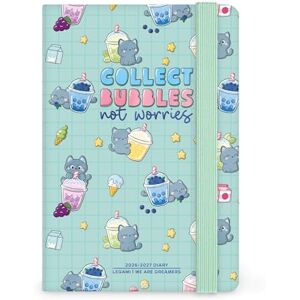 LEGAMI Agenda hebdomadaire illustré avec carnet 2026-2027, Kitty Bubble Tea, 16 mois, format petit, de septembre 2026 à décembre 2027, fermeture à élastique, papier certifié FSC, 9,5 x 13,5 cm - Publicité LEGAMI Agenda hebdomadaire illustré avec carnet 2026-2027, Kitty Bubble Tea, 16 mois, format petit, de septembre 2026 à décembre 2027, fermeture à élastique, papier certifié FSC, 9,5 x 13,5 cm - Publicité