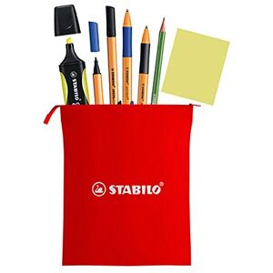 STABILO GREEN Trousse télétravail x 7 pièces : 1 surligneur jaune GREEN BOSS + 2 stylos feutres GREENpoint + 2 stylos bille pointball + 1 crayon papier GREENgraph HB + 1 bloc notes - Publicité STABILO GREEN Trousse télétravail x 7 pièces : 1 surligneur jaune GREEN BOSS + 2 stylos feutres GREENpoint + 2 stylos bille pointball + 1 crayon papier GREENgraph HB + 1 bloc notes - Publicité