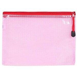Walfront 12 pcs A5 Plastique Stockage de fichiers Sacs à fermeture Éclair Document fichier de protection manches Sac de stylo PVC Transparentes Document Dossier(rouge) - Publicité Walfront 12 pcs A5 Plastique Stockage de fichiers Sacs à fermeture Éclair Document fichier de protection manches Sac de stylo PVC Transparentes Document Dossier(rouge) - Publicité