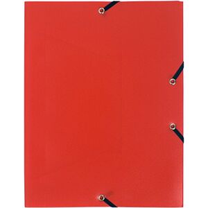 Exacompta Réf. 55905E 1 chemise à élastiques économique pochette 3 rabats en polypropylène opaque dimensions 24 x 32 cm pour documents au format A4 couleur rouge - Publicité Exacompta Réf. 55905E 1 chemise à élastiques économique pochette 3 rabats en polypropylène opaque dimensions 24 x 32 cm pour documents au format A4 couleur rouge - Publicité
