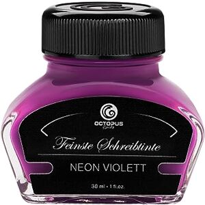 Octopus Fluids OCTOPUS Surligneur Encre Fluorescente pour Stylo-plume pour stylo plume à écrire et marquer, encre lumineuse, violet fluo, 30 ml - Publicité Octopus Fluids OCTOPUS Surligneur Encre Fluorescente pour Stylo-plume pour stylo plume à écrire et marquer, encre lumineuse, violet fluo, 30 ml - Publicité