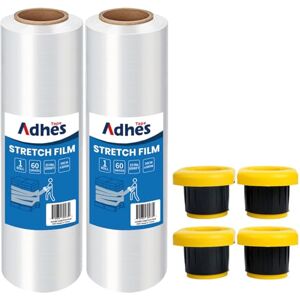 ADHES TAPE PURSUIT OF PERFECTION ADHES TAPE Film Retractable Film Étirable Transparent 380mm x 305m 60 Gauge, 2 Volume Résistance Industrielle Palette Wrap Pellicule Plastique, pour Emballage Le Film Wrap Déménagement et L'expédition - Publicité ADHES TAPE PURSUIT OF PERFECTION ADHES TAPE Film Retractable Film Étirable Transparent 380mm x 305m 60 Gauge, 2 Volume Résistance Industrielle Palette Wrap Pellicule Plastique, pour Emballage Le Film Wrap Déménagement et L'expédition - Publicité