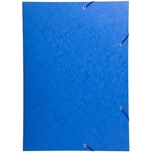 Exacompta Chemise à élastiques, A3, carton, bleu - Publicité Exacompta Chemise à élastiques, A3, carton, bleu - Publicité
