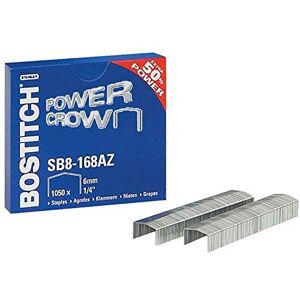 Bostitch SB8 168 AZ pour agrafes B8 Plat Clinch/B8 nouvelle génération/B8 Mini B8/b850 Noir Quantité par pack 10500 Clip 11 x 6 mm - Publicité Bostitch SB8 168 AZ pour agrafes B8 Plat Clinch/B8 nouvelle génération/B8 Mini B8/b850 Noir Quantité par pack 10500 Clip 11 x 6 mm - Publicité