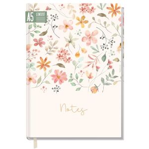 Häfft Carnet de notes A5 ligné "Wild Blossoms" de Trendstuff by 124 pages, 62 feuilles idéal comme journal intime, livre d'idées, cahier d'écriture durable & respectueux au climat - Publicité Häfft Carnet de notes A5 ligné "Wild Blossoms" de Trendstuff by 124 pages, 62 feuilles idéal comme journal intime, livre d'idées, cahier d'écriture durable & respectueux au climat - Publicité