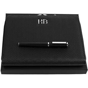 Boss Herringbone HPMR106 Ensemble d'écriture (stylo roller et conférencier A5) Coffret cadeau - Publicité Boss Herringbone HPMR106 Ensemble d'écriture (stylo roller et conférencier A5) Coffret cadeau - Publicité