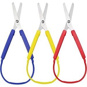 KAIAIWLUO Ciseaux à Boucle,3 PCS Ciseaux à Ouverture Automatique SéCurité Grip Adaptés aux Facile Tenir Enfant Coupe Poignées à Ouverture Mini Ciseaux à Prise Facile Droit - Publicité KAIAIWLUO Ciseaux à Boucle,3 PCS Ciseaux à Ouverture Automatique SéCurité Grip Adaptés aux Facile Tenir Enfant Coupe Poignées à Ouverture Mini Ciseaux à Prise Facile Droit - Publicité