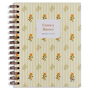 UO Mini organisateur hebdomadaire planificateur pousse et fleurit Jours non numérotés, 60 semaines, papier de qualité 90 g, 11 x 14 cm, Couverture souple - Publicité UO Mini organisateur hebdomadaire planificateur pousse et fleurit Jours non numérotés, 60 semaines, papier de qualité 90 g, 11 x 14 cm, Couverture souple - Publicité