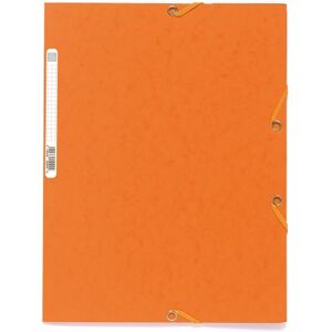 Exacompta Chemise 3 rabats à élastiques carte lustrée 400g/m2 Nature Future® A4 Orange - Publicité Exacompta Chemise 3 rabats à élastiques carte lustrée 400g/m2 Nature Future® A4 Orange - Publicité