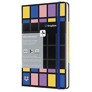 Moleskine + Dropbox book Carnet connecté à couverture rigide Noir Grand format - Publicité Moleskine + Dropbox book Carnet connecté à couverture rigide Noir Grand format - Publicité
