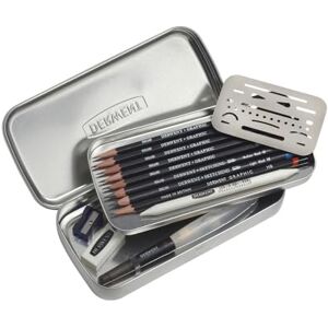 Derwent Set de Croquis "Line & Wash" avec 6 Crayons Graphite, 2 Crayons Aquarellables et Accessoires, Qualité Professionnelle, 2302162 - Publicité Derwent Set de Croquis "Line & Wash" avec 6 Crayons Graphite, 2 Crayons Aquarellables et Accessoires, Qualité Professionnelle, 2302162 - Publicité