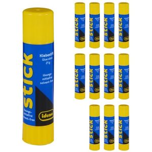 Idena 90254 Bâton de colle, incolore, 12 x 21 g, sans solvants, colle adaptée aux enfants pour l'art et le bricolage - Publicité Idena 90254 Bâton de colle, incolore, 12 x 21 g, sans solvants, colle adaptée aux enfants pour l'art et le bricolage - Publicité