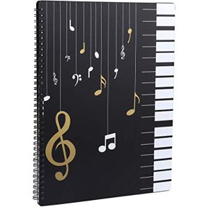 MaoXinTek Dossier de rangement pour partitions de musique Format A4 30 pochettes G Clef, Sac de rangement pour documents de stockage de papier de chanson pour musiciens et musiciens - Publicité MaoXinTek Dossier de rangement pour partitions de musique Format A4 30 pochettes G Clef, Sac de rangement pour documents de stockage de papier de chanson pour musiciens et musiciens - Publicité