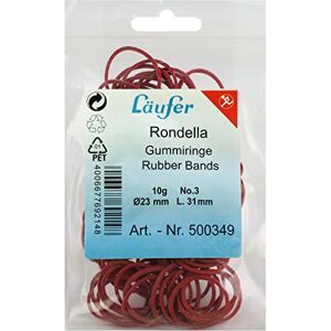 Läufer 69214 élastiques Rondella No. 3, diamètre 20 mm, sachet de 10g, rouge, particulièrement durable - Publicité Läufer 69214 élastiques Rondella No. 3, diamètre 20 mm, sachet de 10g, rouge, particulièrement durable - Publicité