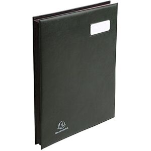 Exacompta Réf. 654799E 1 parapheur Fixapage couverture en PVC expansé système fixapage 24 compartiments en carte rose avec 2 perforations dim 24x32 cm couleur vert foncé - Publicité Exacompta Réf. 654799E 1 parapheur Fixapage couverture en PVC expansé système fixapage 24 compartiments en carte rose avec 2 perforations dim 24x32 cm couleur vert foncé - Publicité