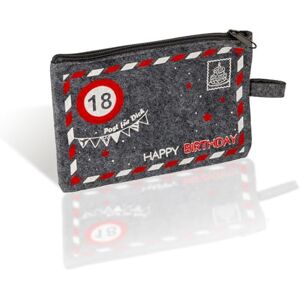 Tiwoca Cadeau pour le 18e anniversaire – Enveloppe en feutre avec design panneau de signalisation rouge et blanc chiffre 18 – Décoration d’anniversaire originale et idées cadeaux amusantes pour garçon - Publicité Tiwoca Cadeau pour le 18e anniversaire – Enveloppe en feutre avec design panneau de signalisation rouge et blanc chiffre 18 – Décoration d’anniversaire originale et idées cadeaux amusantes pour garçon - Publicité