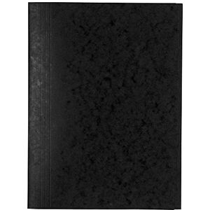 Exacompta Réf. 56401E Carton de 25 chemises simples sans élastique avec 3 rabats en carte lustrée 390 g/m² chemises certifiées FSC dimensions 24 x 32cm pour documents format A4 couleur noir - Publicité Exacompta Réf. 56401E Carton de 25 chemises simples sans élastique avec 3 rabats en carte lustrée 390 g/m² chemises certifiées FSC dimensions 24 x 32cm pour documents format A4 couleur noir - Publicité