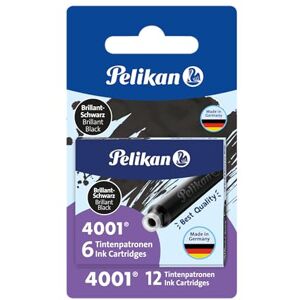 Pelikan Cartouches d'encre TP/6, Noir Brillant, 2x6 Sur Carte Blister - Publicité Pelikan Cartouches d'encre TP/6, Noir Brillant, 2x6 Sur Carte Blister - Publicité