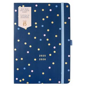Busy B Agenda journalier Août 2025 à Août 2026 Marine Planificateur A5 journalier avec porte-stylos, fermeture élastique et planificateur annuel - Publicité Busy B Agenda journalier Août 2025 à Août 2026 Marine Planificateur A5 journalier avec porte-stylos, fermeture élastique et planificateur annuel - Publicité