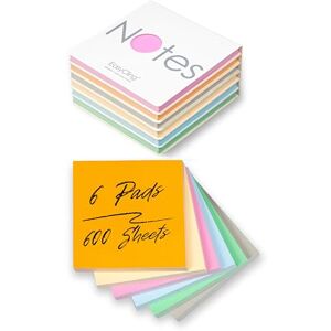 EASYCLING ® Lot de 600 feuilles de notes autocollantes électrostatiques pour toutes les surfaces, mobiles et coulissantes sur n'importe quelle surface, 7,5 x 7,5 cm - Publicité EASYCLING ® Lot de 600 feuilles de notes autocollantes électrostatiques pour toutes les surfaces, mobiles et coulissantes sur n'importe quelle surface, 7,5 x 7,5 cm - Publicité
