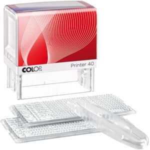 COLOP Printer 40/2 Tampon encreur personnalisé avec cassette d'encrage intégrée 59 x 23 mm Noir - Publicité COLOP Printer 40/2 Tampon encreur personnalisé avec cassette d'encrage intégrée 59 x 23 mm Noir - Publicité