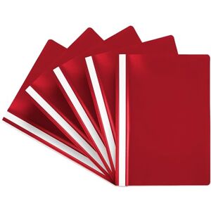 Netuno 5x chemise à lamelles A4 rouge protège-documents A4 dos rigide chemises de présentation couverture transparente farde à lamelles pour documents - Publicité Netuno 5x chemise à lamelles A4 rouge protège-documents A4 dos rigide chemises de présentation couverture transparente farde à lamelles pour documents - Publicité