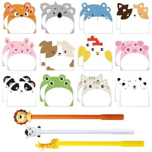 UHETLET 720 Feuilles Autocollantes En Forme De Personnages De Dessins Animés Notes Autocollantes Animaux Pour Enfants Blocs-Notes Autocollants 6 X 5,5 Cm Pour La Maison (12 Styles) - Publicité UHETLET 720 Feuilles Autocollantes En Forme De Personnages De Dessins Animés Notes Autocollantes Animaux Pour Enfants Blocs-Notes Autocollants 6 X 5,5 Cm Pour La Maison (12 Styles) - Publicité