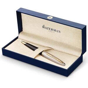 Waterman Hémisphère stylo roller noir brillant avec attributs chromés pointe fine encre noir coffret cadeau - Publicité Waterman Hémisphère stylo roller noir brillant avec attributs chromés pointe fine encre noir coffret cadeau - Publicité