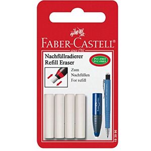 Faber-Castell 523011 Lot de 4 Gommes de Recharge Blanc - Publicité Faber-Castell 523011 Lot de 4 Gommes de Recharge Blanc - Publicité