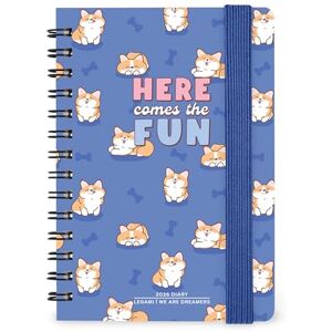 LEGAMI Agenda hebdomadaire Spiralata Small 2026, Corgi, 12 mois petit, fermeture avec élastique, journal de janvier 2026 à décembre 2026, en papier FSC certifié, 8,5 x 13 cm - Publicité LEGAMI Agenda hebdomadaire Spiralata Small 2026, Corgi, 12 mois petit, fermeture avec élastique, journal de janvier 2026 à décembre 2026, en papier FSC certifié, 8,5 x 13 cm - Publicité