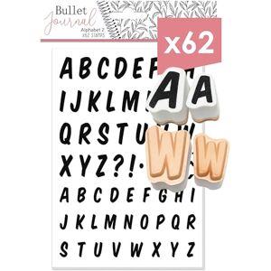 Aladine 62 Tampons Bullet Journal « Alphabet » Kit Tampons Lettres Inclus 2 tailles & Caractères Spéciaux Accessoires Bullet Planner, Agenda, Albums 03948 - Publicité Aladine 62 Tampons Bullet Journal « Alphabet » Kit Tampons Lettres Inclus 2 tailles & Caractères Spéciaux Accessoires Bullet Planner, Agenda, Albums 03948 - Publicité