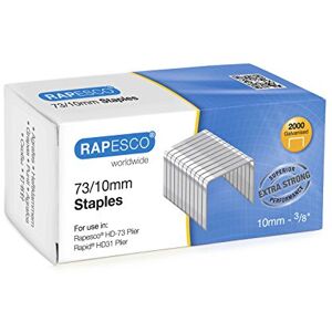 Rapesco 1260 Agrafes Galvanisées Résistantes de Type 73/10 mm, Lot de 2000 - Publicité Rapesco 1260 Agrafes Galvanisées Résistantes de Type 73/10 mm, Lot de 2000 - Publicité