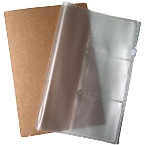 WANDERINGS Étui À Fermeture Éclair A5 Et Porte-Cartes Kraft 13 x 21 cm Pack D'Accessoires Pour Carnet De Voyage, Paquet De 2 Pour Journaux De Voyage Rechargeables Taille A5 - Publicité WANDERINGS Étui À Fermeture Éclair A5 Et Porte-Cartes Kraft 13 x 21 cm Pack D'Accessoires Pour Carnet De Voyage, Paquet De 2 Pour Journaux De Voyage Rechargeables Taille A5 - Publicité