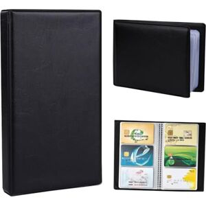 OAOSDH 2 Pièces De Collection De Cartes De Visite En Cuir Noir, Clip De Stockage De Cartes Multifonction, Réutilisable, Livre De Rangement De Sacs De Cartes Pratiques. Publicité OAOSDH 2 Pièces De Collection De Cartes De Visite En Cuir Noir, Clip De Stockage De Cartes Multifonction, Réutilisable, Livre De Rangement De Sacs De Cartes Pratiques. Publicité