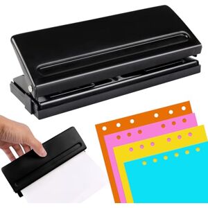Vegena Perforatrice 6 Trous,Perforateur Agenda 6 Trous Réglable,Hole Punch Binder Puncher Perforateur Métal,pour Documente Diameter,Différents Types de Planners,Agendas ou Cahiers pour Scrapbookin (Noir) - Publicité Vegena Perforatrice 6 Trous,Perforateur Agenda 6 Trous Réglable,Hole Punch Binder Puncher Perforateur Métal,pour Documente Diameter,Différents Types de Planners,Agendas ou Cahiers pour Scrapbookin (Noir) - Publicité