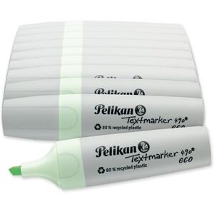 Pelikan 490 Eco Lot de 10 surligneurs à pointe biseautée Vert pastel - Publicité Pelikan 490 Eco Lot de 10 surligneurs à pointe biseautée Vert pastel - Publicité