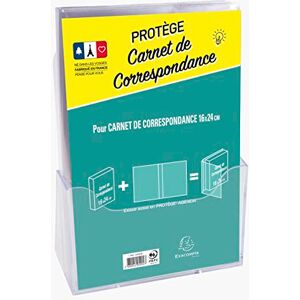 Exacompta 24493E Protège carnet de correspondance 16 x 24 cm - Publicité Exacompta 24493E Protège carnet de correspondance 16 x 24 cm - Publicité