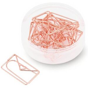 ASHATA Trombones Fantaisie en Forme d'Enveloppe, Lot de 12 trombones en Acier Inoxydable Papier Clips Bookmark Clips pour les Cadeaux, les Cartes de Vœux, le Bureau, le Bricolage - Publicité ASHATA Trombones Fantaisie en Forme d'Enveloppe, Lot de 12 trombones en Acier Inoxydable Papier Clips Bookmark Clips pour les Cadeaux, les Cartes de Vœux, le Bureau, le Bricolage - Publicité