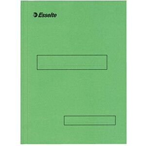 Leitz Esselte Boîte de 100 Sous-dossiers à 2 Rabats pour Dossiers Armoire et Tiroir 160 g Vert - Publicité Leitz Esselte Boîte de 100 Sous-dossiers à 2 Rabats pour Dossiers Armoire et Tiroir 160 g Vert - Publicité