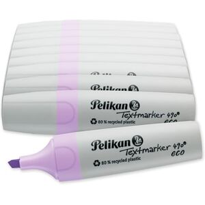 Pelikan Lot de 10 surligneurs 490 eco, violet pastel, dans une boîte pliante - Publicité Pelikan Lot de 10 surligneurs 490 eco, violet pastel, dans une boîte pliante - Publicité